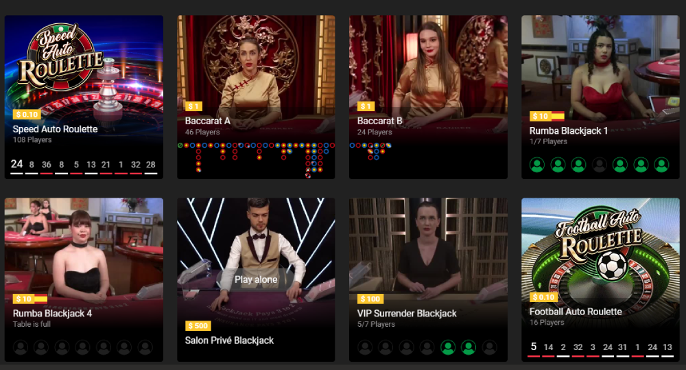 Mi casino games